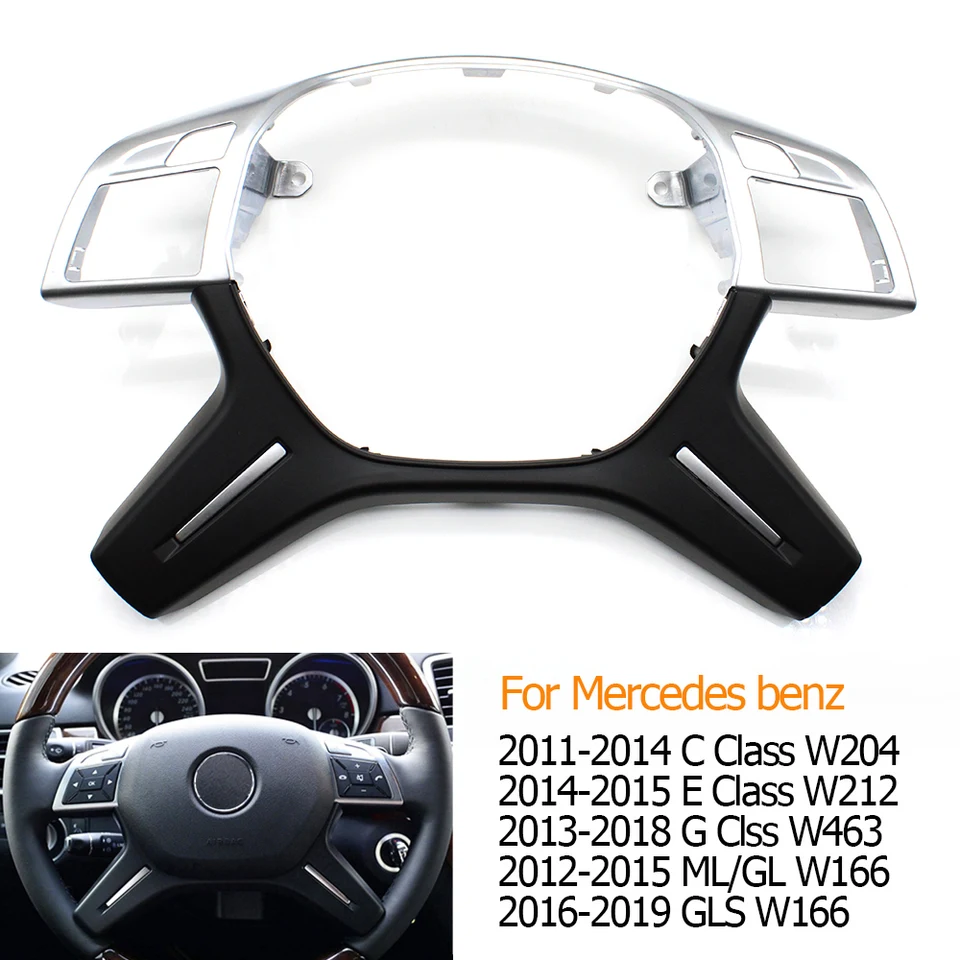 Pre Mercedes Benz Cem Ml GL GLS G Trieda W204 W212 W166 W463 Automobilový výmena krytu krytu na volant 0994640513