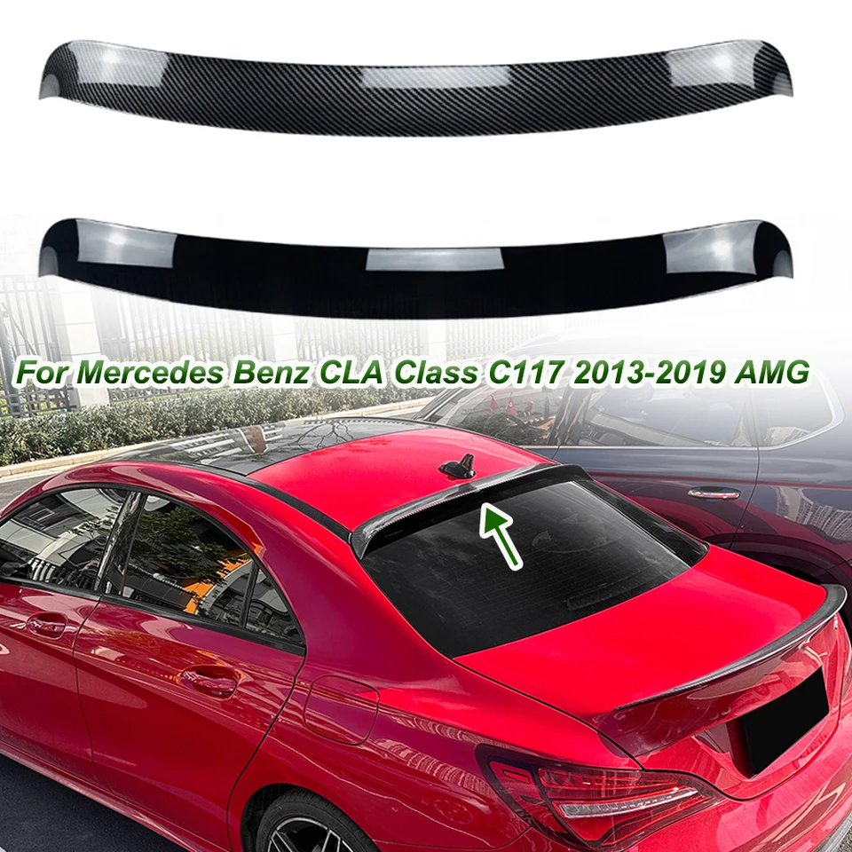 Pre Mercedes Benz CLA CLA CLA C117 2013-2019 AMG Zadný horný chvost SPOiler SPOiler GLOSSY BLACK MODIFIKÁCIE