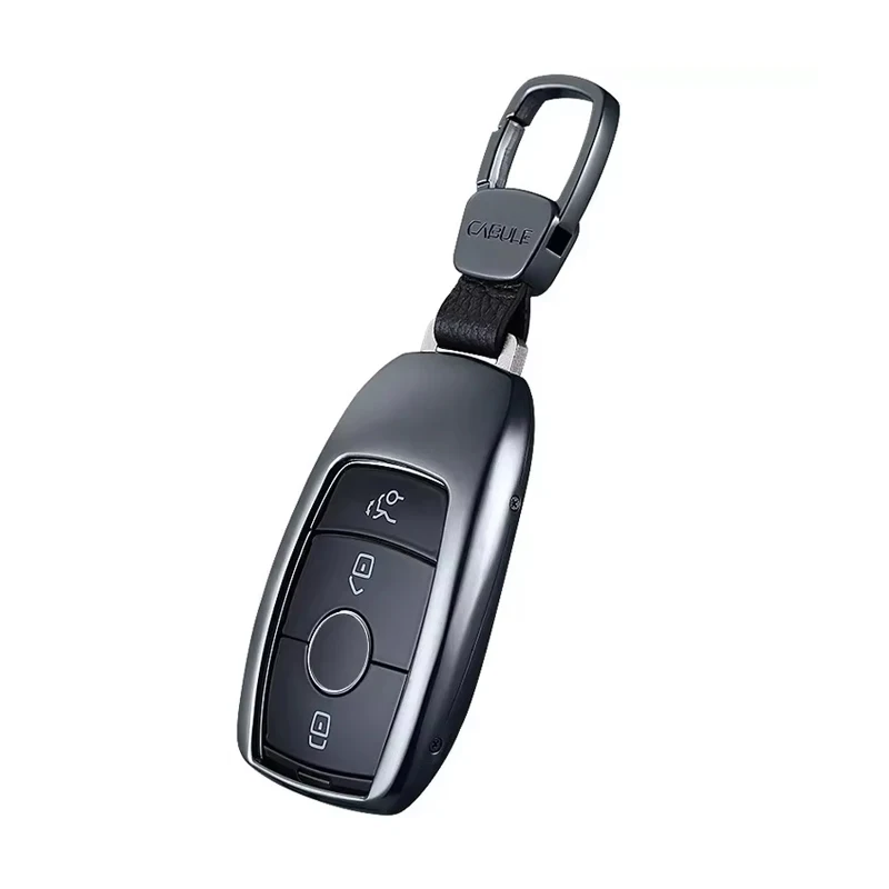 Pre Mercedes Benz CLA GLA GLK AMG GLC C C200 B200 SCE Trieda W213 Kľúčový reťazec kruhový kruh zliatiny AUTOMORY Príslušenstvo