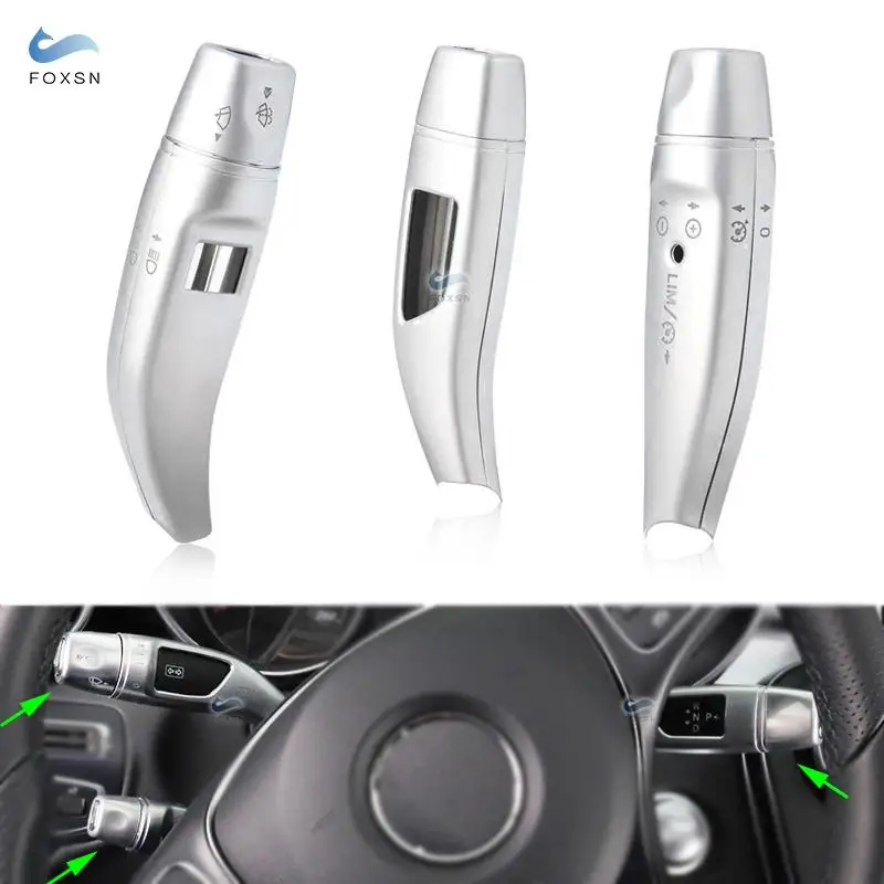 pre Mercedes Benz CLA GLC CES CLASS W205 W213 ABS Chrome Ship Ship Shift Lever Cruis Covers Rám