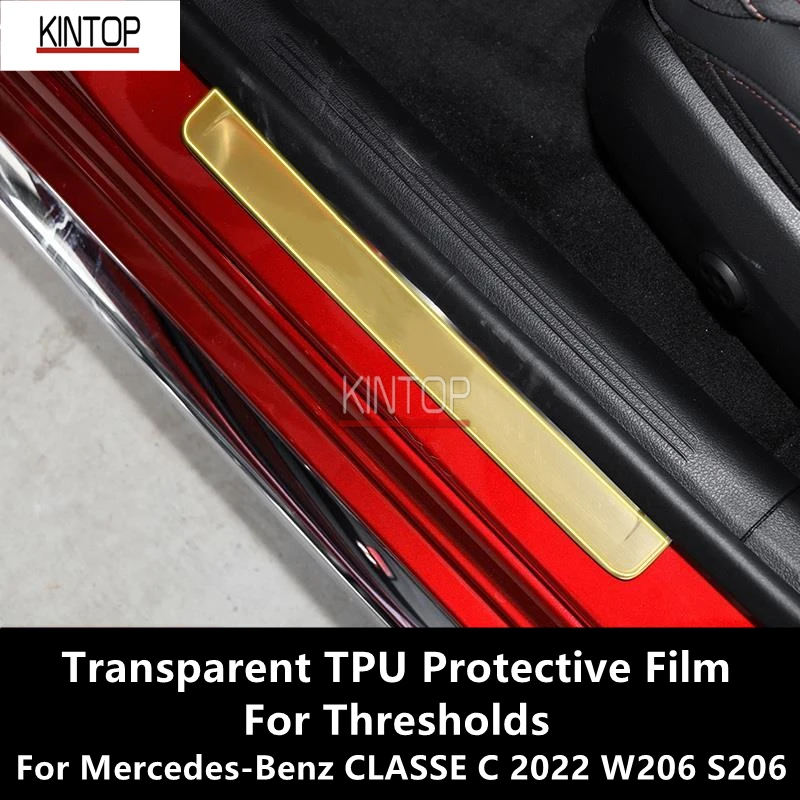 Pre Mercedes-Benz Classe C 2022 W206 S206 Prany Transparentné TPU Ochranný film Anti-Scratch Opravy Film Accessories Oprava