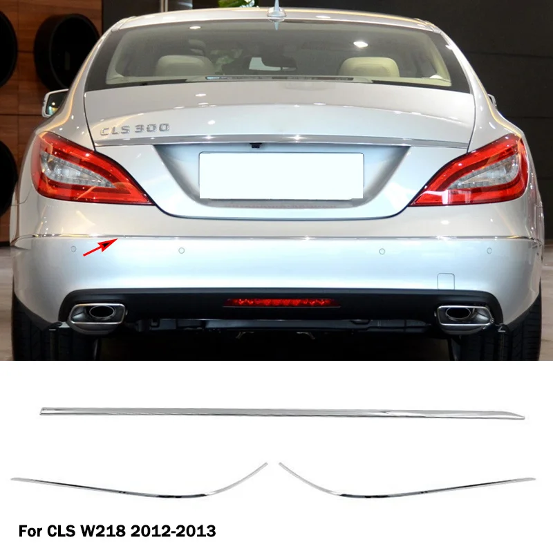 Pre Mercedes Benz Cls W218 X218 CLS250 CDI A2188850921 A2188851021 A2188850721 Zadný nárazník dolného chrómu Difuser chrómu TRIMIUM