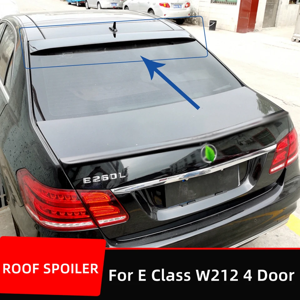 Pre Mercedes Benz e trieda W212 E180 E200 E260 E300 E320 Sedan 4 dvere Zadné strechy Kumeňa Kumeňa veka automobilu Krídla Krídla Exteriérové ​​diely