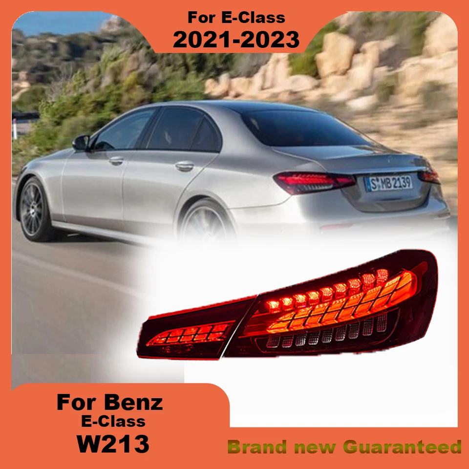Pre Mercedes-Benz E200 E260 E300 E63 AMG E-Class 2021-2023 LED CAR STOP SLONT LIGHT Light Brzdenie Svetlo Doplnky Aktualizácia