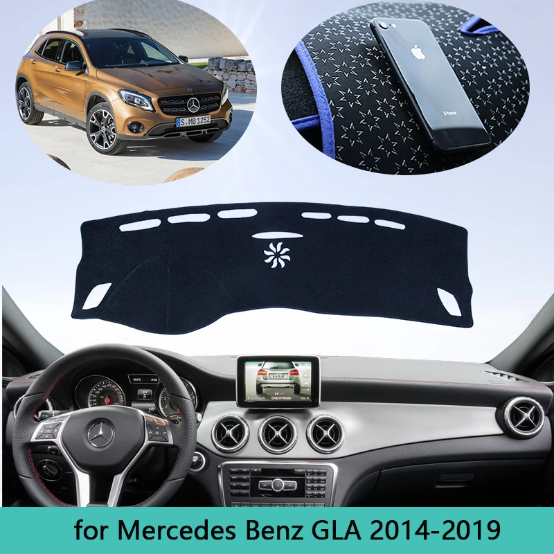 Pre Mercedes Benz GLA X156 GLA180 GLA200 GLA220 GLA250 220 220D AMG Dashboard Cover Sunshade Dashmat Carpet Auto