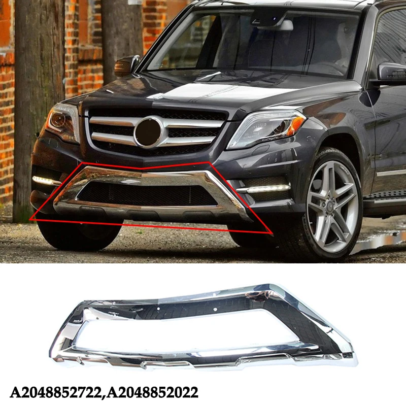 Pre Mercedes Benz GLK X204 W204 GLK350 GLK250 GLK300 A2048852022 A2048852722 Chrome TRIM Difuser
