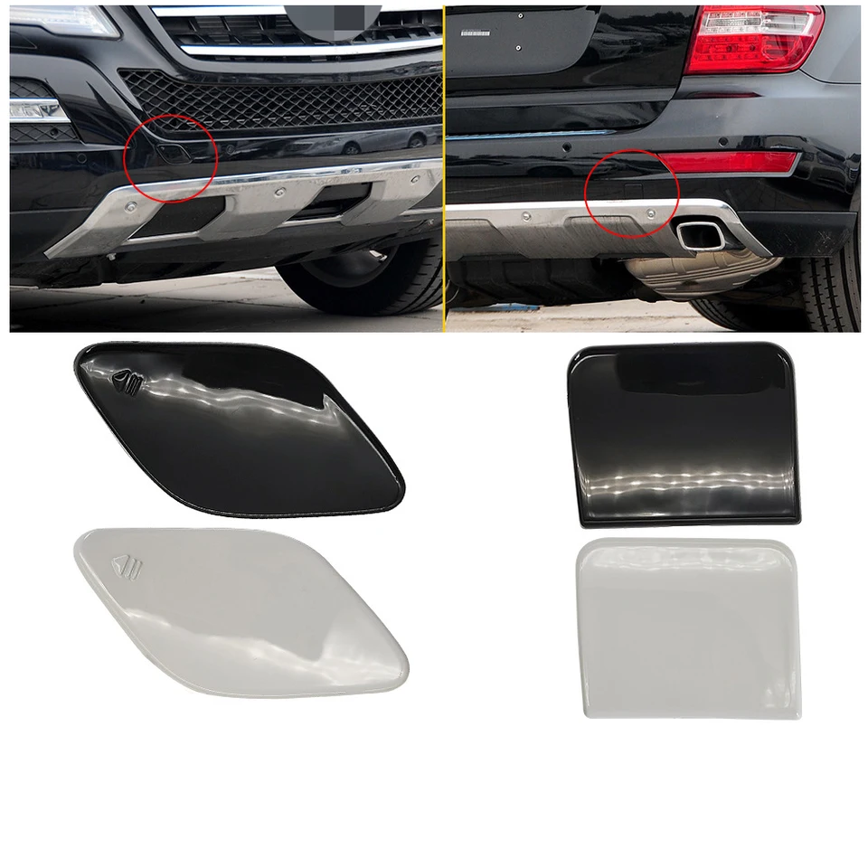 Pre Mercedes Benz ML Class W164 predné a zadné kryty prívesu, vťahové háčiky kryty 1648853423 2009-2011