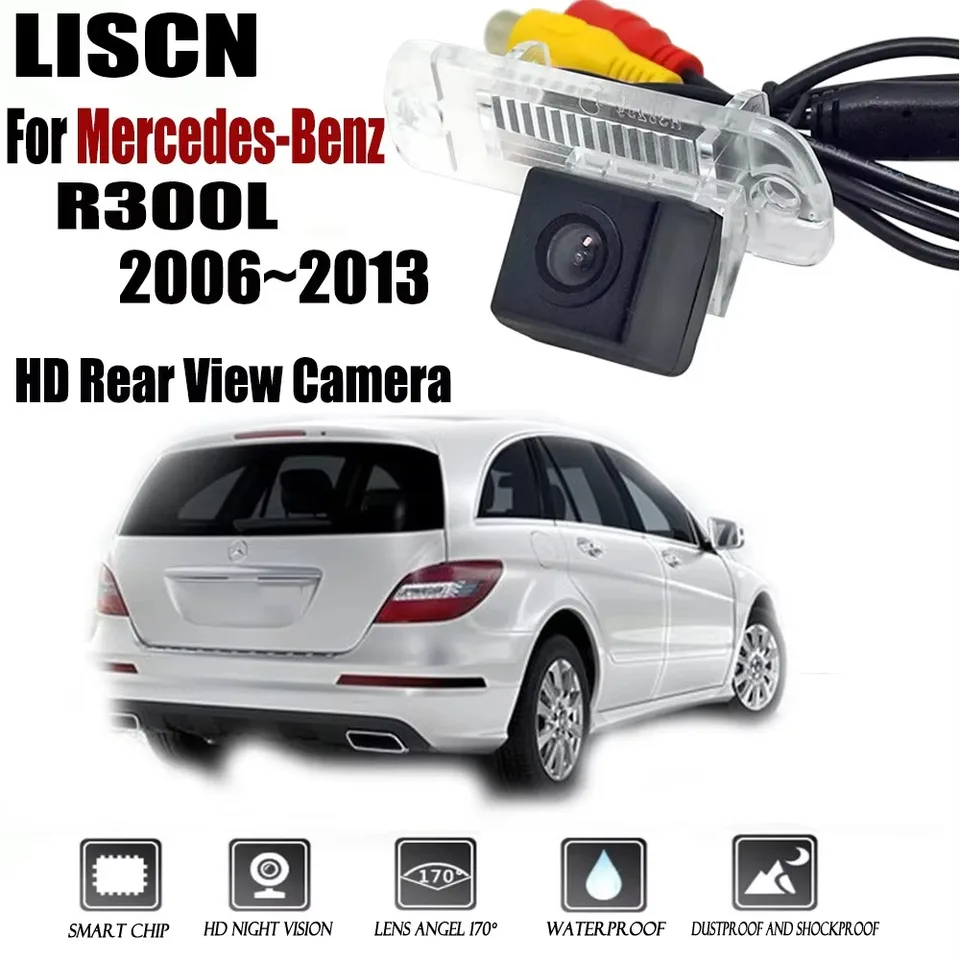Pre Mercedes-Benz R300L 2006 ~ 2013 Zadný pohľad na fotoaparát Camera/CCD Night Vision/Revers Lapster Camera