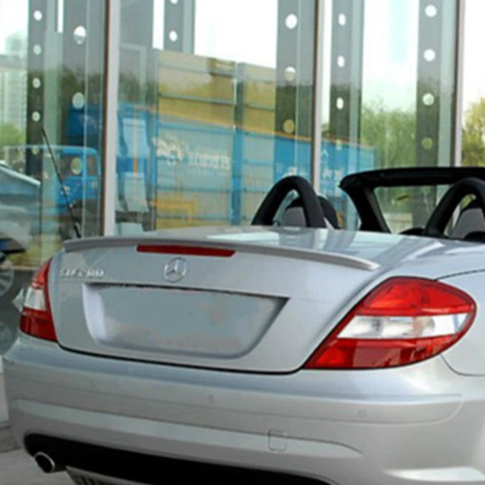 Pre Mercedes-Benz SLK triedy R171 2004-2010 SLK200 SLK280 SLK300 SLK350 Uhlíkové vlákno a lesklý čierny zadný spojler,