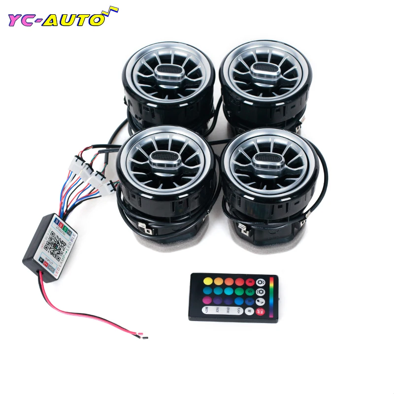 Pre Mercedes Benz V Class W447 VITO V250 V260 LED Auto LED DASHOARD DASHBOOC KLITÁCIA VENTICKÝ VETCHY TURBO Vnútorné príslušenstvo