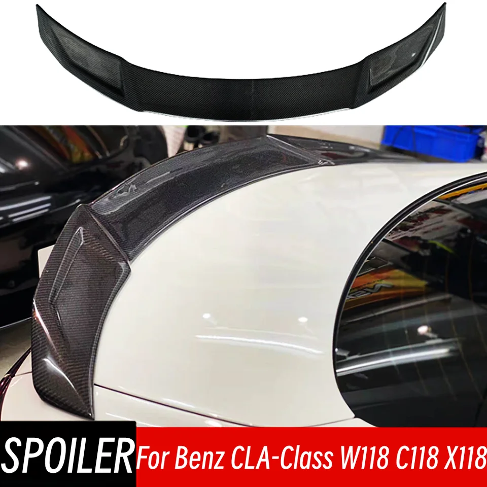Pre Mercedes Benz W118 C118 X118 CLA35 CLA45 CLA180 CLA200 CLA250 AMG 2019-2023 Zadný kufrový spoiler Krídla Tail Wings