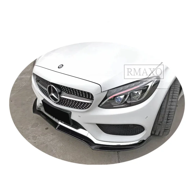 Pre Mercedes-Benz W205 predné lopatkové rozptyľovacie nárazníky pre protektor pre Benz C C200 C180 Body Body Bumper pred zadným Lipspoiller
