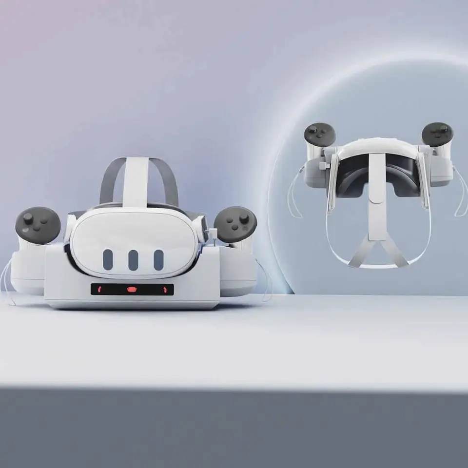 Pre Meta Quest 3 nabíjacia základňa rýchle nabíjacie stojany nabíjacie stanice namontované na nástenné príslušenstvo Oculus Quest3 s LED INDI V1H2