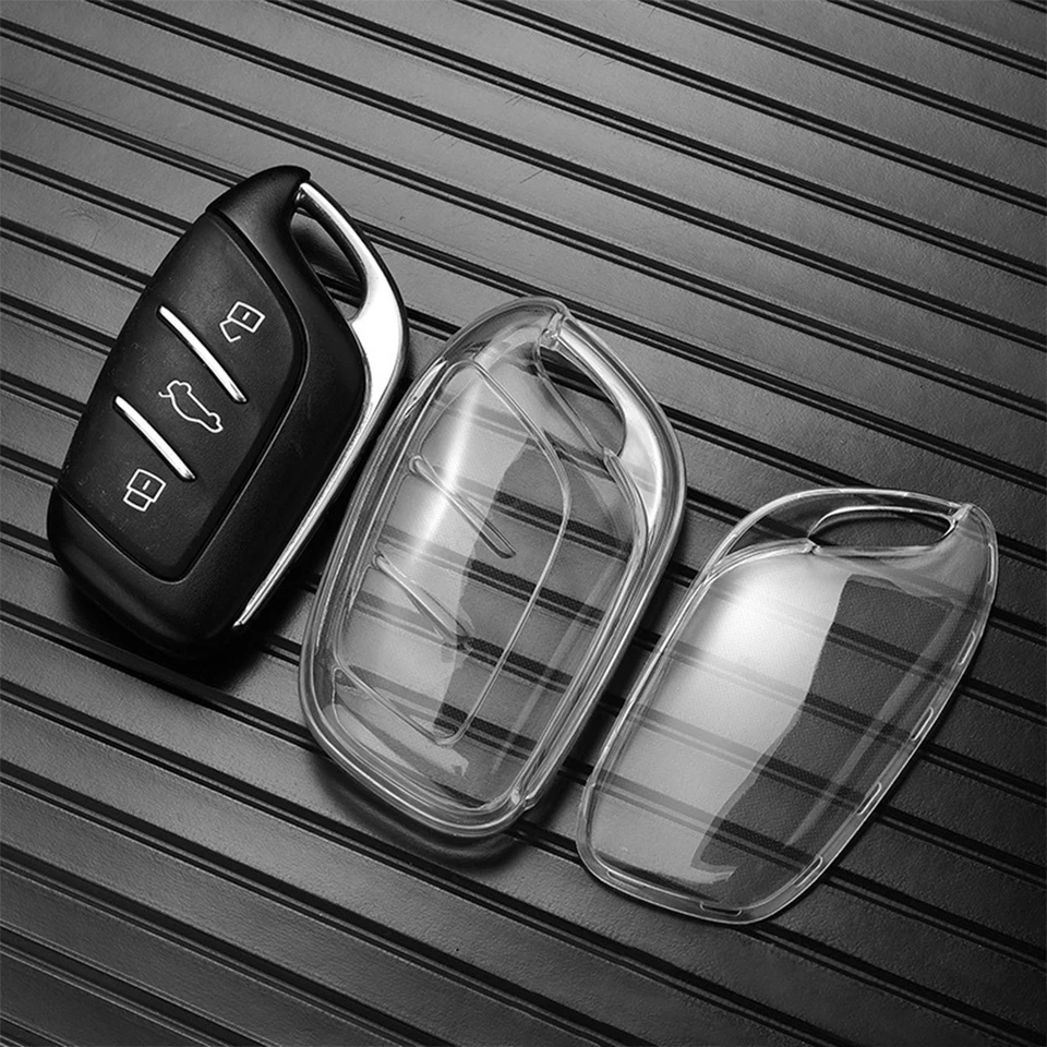 Pre mg zs mg4 mg5 mg6 plus ve zx ehs ezs hs gt tpu priehľadný automobil diaľkový kľúče plné kryty držiak 2021 2022 2023 2024