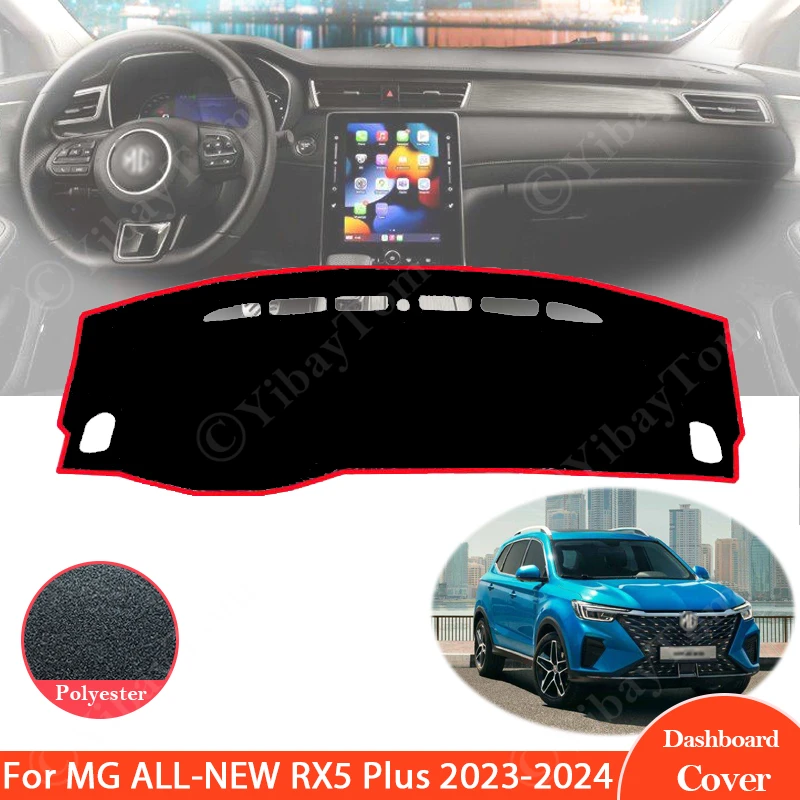 Pre Mg úplne nový RX5 plus 2023 2024 Kryt Dashboard Cover Mat Ron
