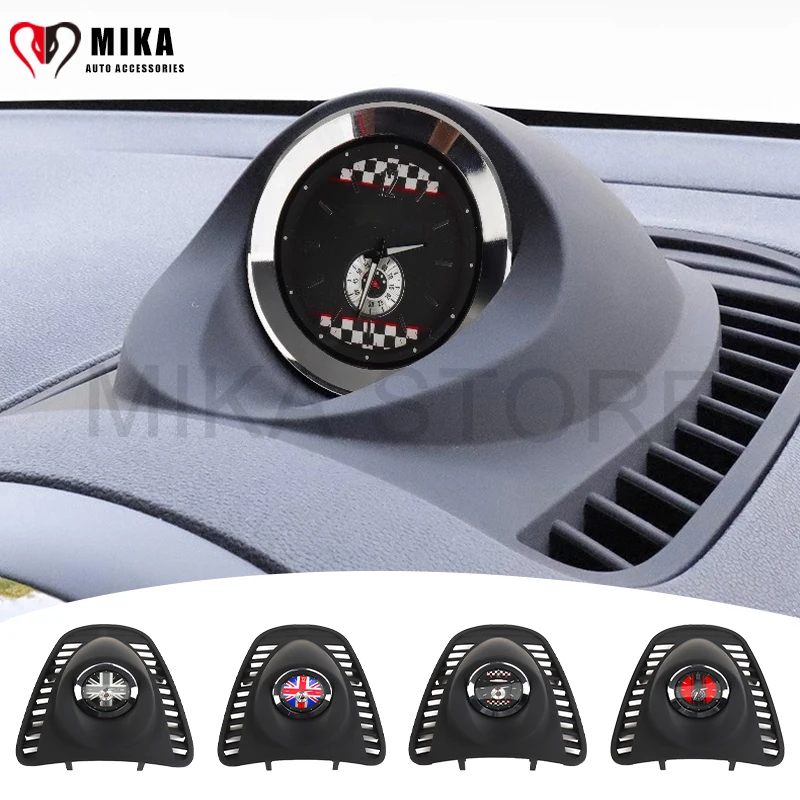Pre mini Cooper F60 Countryman Car Clock Ornament Dashboard Air Outlet Center Interiér Cover Cover Automatické príslušenstvo dekorácia