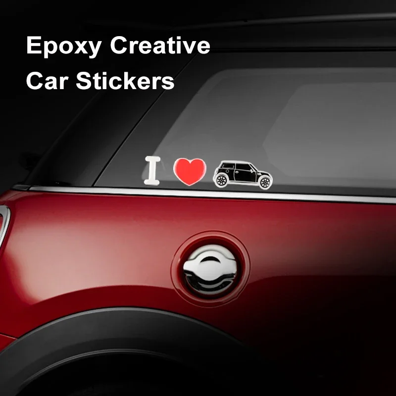 Pre Mini Cooper R50 R56 R60 F54 F55 F56 F60 Countryman Clubman Car Body Creative Stupeters Crystal Epoxy Decals Auto príslušenstvo