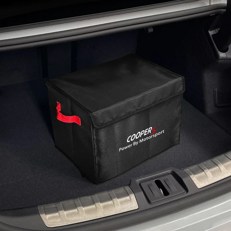 Pre Mini Cooper S JCW F55 F56 R55 R56 R60 R61 F54 F60 R50 Countryman Clubman Accessories Automatic Trunk Storage Box Organizátor
