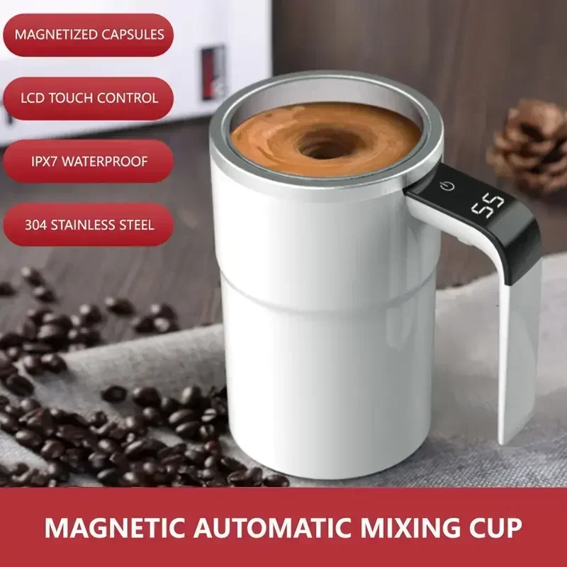 Pre mini kávu sami zmiešanie hrnčeka IP67 nepremokavé jedlo bezpečné kávové hrnček USB nabíjateľné automatické šálky pre čaj