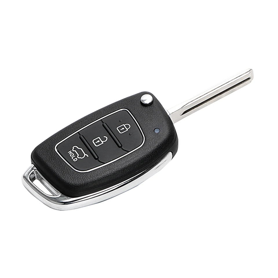 Pre Mistra Hyundai Solaris IX35 IX45 Verna Santa Car Key Náhradné diaľkové 3 tlačidlá