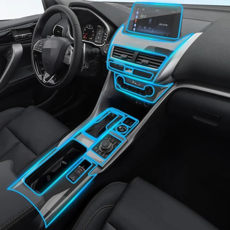 Pre Mitsubishi Eclipse Cross 2018 2019 CAR GPS navigácia TPU Screen Screen Chráni oceľový portektívny filmové príslušenstvo