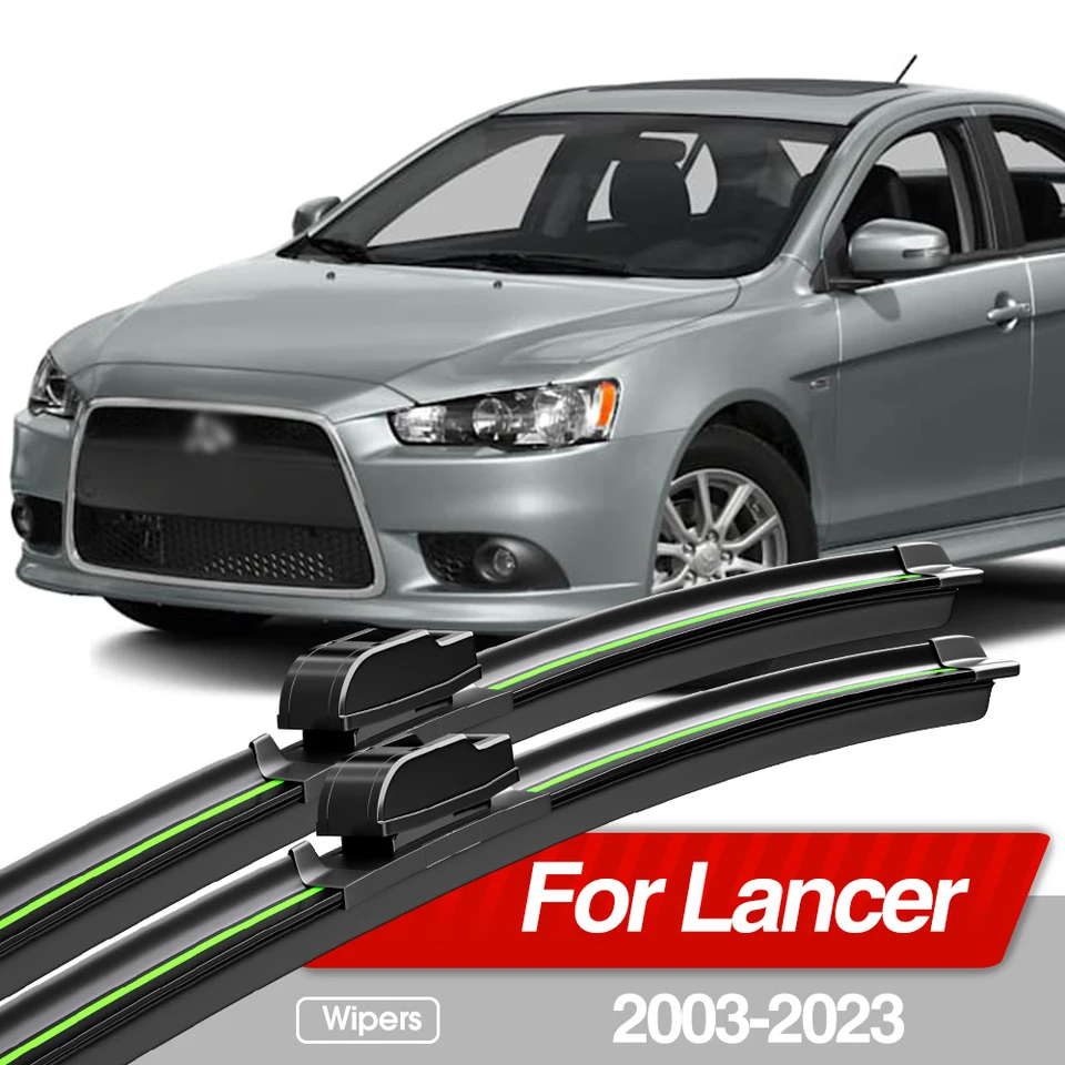 Pre Mitsubishi Lancer 7 8 9 2003-2023 Čepele predného čelného skla 2ksové okenné okenné príslušenstvo 2004 2007 2016 2017 2020