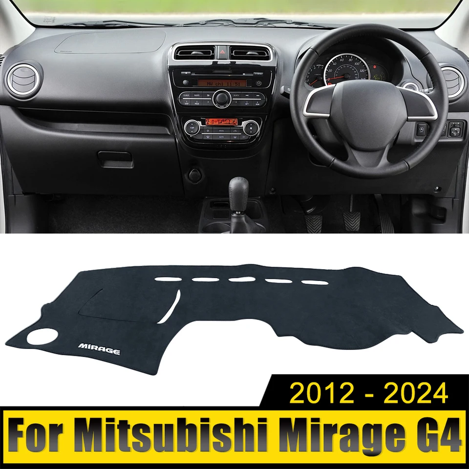 Pre Mitsubishi Mirage G4 2012-2019 2020 2021 2022 2023 2024 Kryt Dashboard Cons Dashboard Vyhnite sa ľahkému podložke Sun Shade Anti-UV Carpet Mat