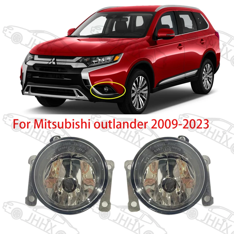 pre Mitsubishi Outlander 2009 2010 2012 2012 2013 2014 2015 2016 2017 2018 2018 2019 2020-2023Car Front Bumper Fog Light Fog Lamp
