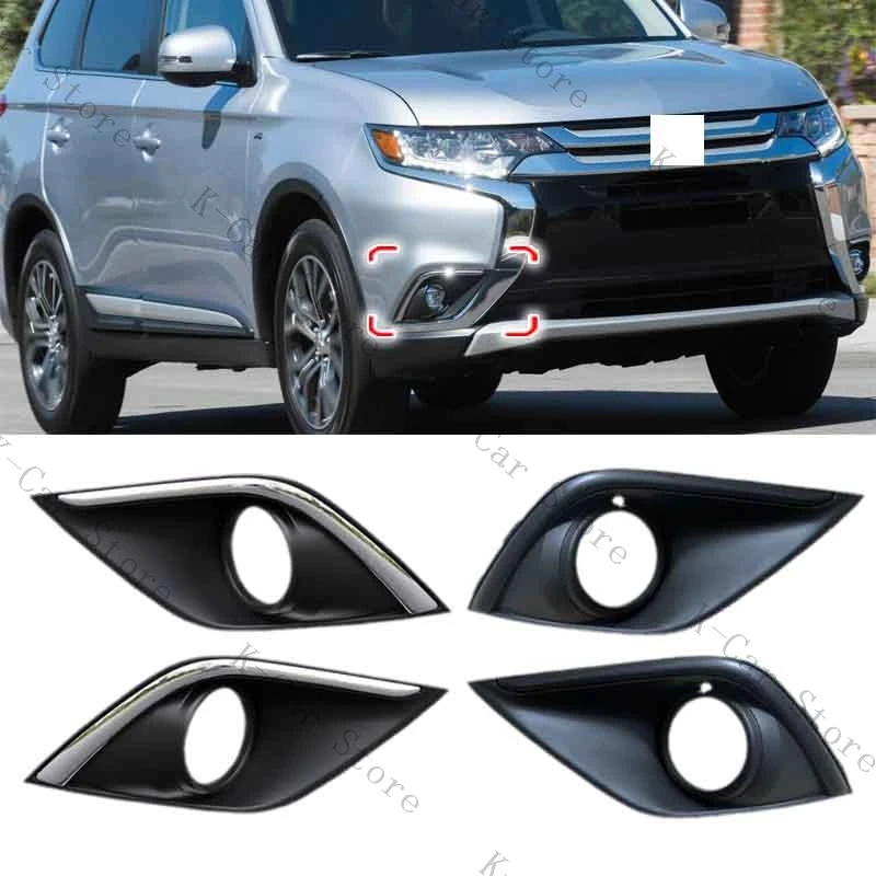 Pre Mitsubishi Outlander 2016-2018 2019-2021 Predný nárazník FOG Hmlová kryt