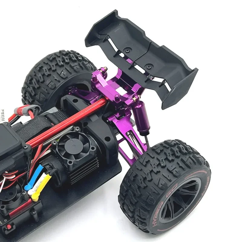 Pre MJX 1/14 14209 14210 RC Diaľkové ovládanie automobilov Kovové upgrade Tail Wing Fitný kus