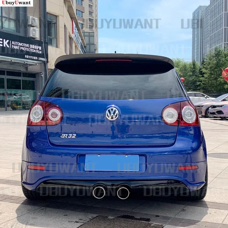 Pre MK5 GTI Veľkoobchodné uhlíkové vlákno zadné kmeňa veka automobilu SPOILER DUCKTAIL LEP WINGS pre Volkswagen VW Golf 5 V MK5 R32 2006-2009