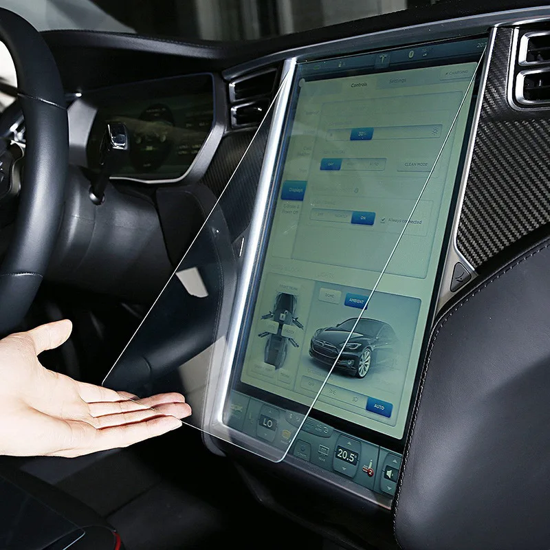 Pre model Tesla Model S Model x Centrálna ovládacia navigačná navigačná dotyková obrazovka GPS ScPS Ochranca 17 palcov ochranných filmov