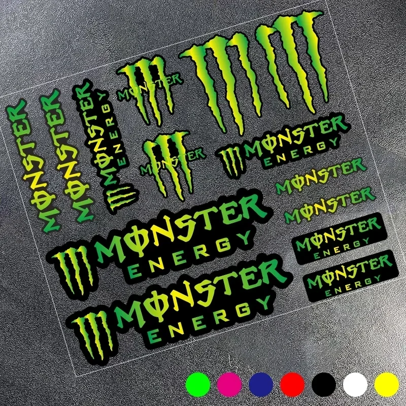Pre monštrum a energetické motocykle bočné pásové nálepky auto vinylové obtisky všetky nálepky na motocykle Reflexné nálepky