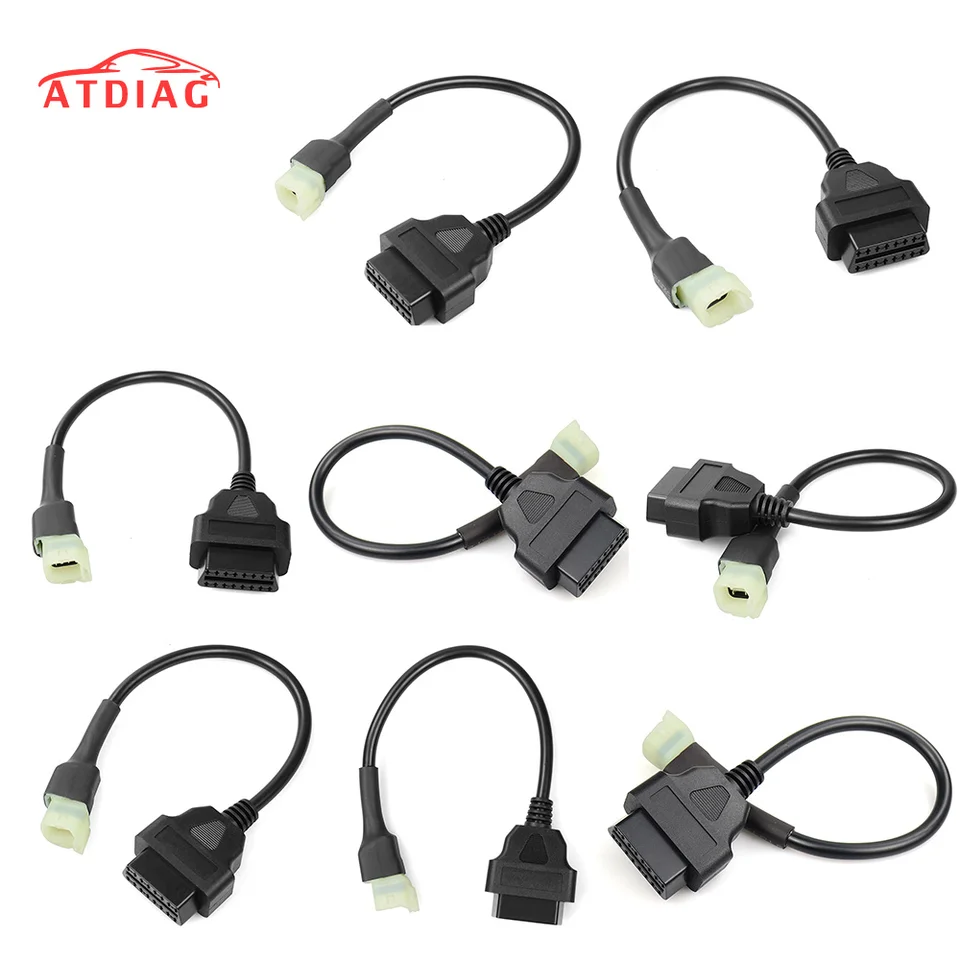 Pre motocyklový konektor OBD2 pre Yamaha 3pin 4pin 6pin pre predlžovací kábel Honda Moto OBD