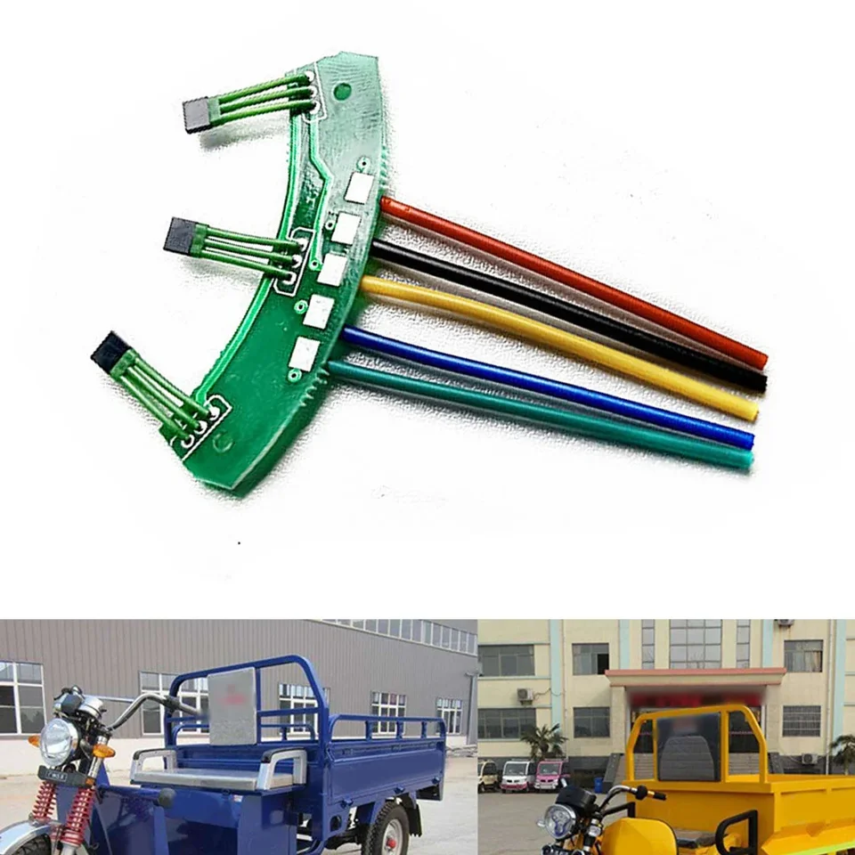 Pre motor s dvoma/tromi koliesovými motormi 120 ° Motory Senzor sála s káblom dosky 43F PCB Motor Hall Sensor Motor Sensor Hall Element Element
