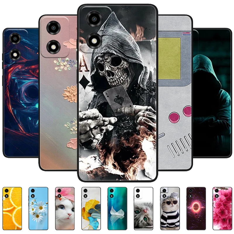 Pre Motorola Moto E14 5G puzdro Soft Silikónový zadný kryt TPU pre Moto G85 G73 Puzdrá telefónu Shock odolný proti ochrancu shell Funda