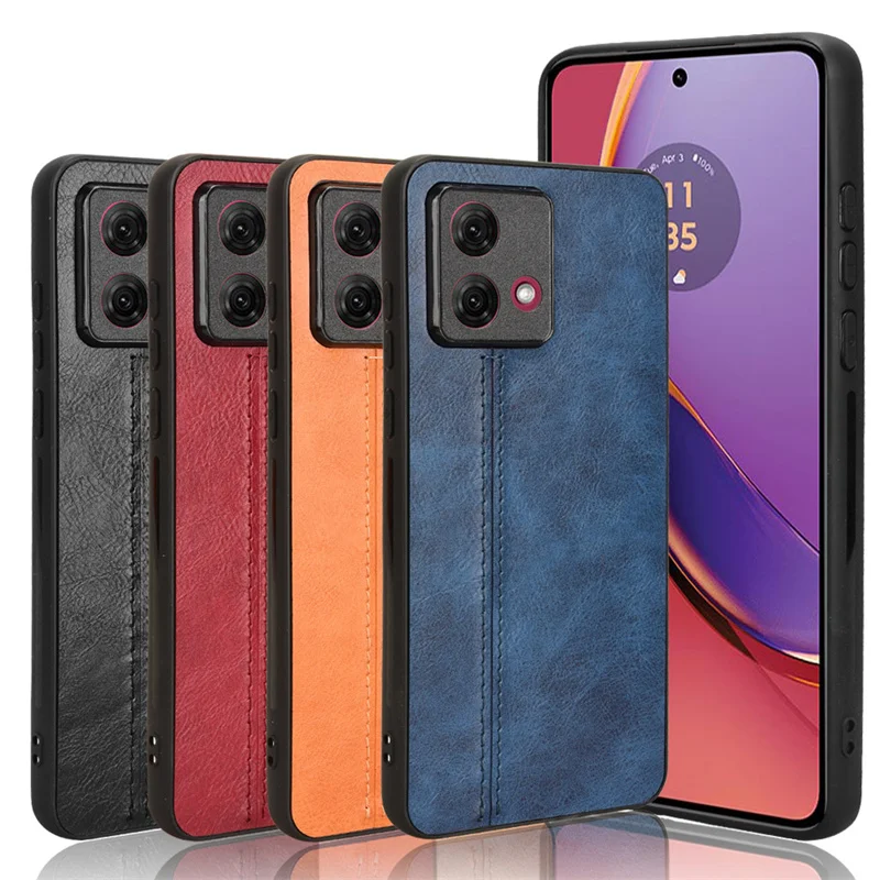 Pre Motorola Moto G84 5G puzdro Shitu Soft Edge PU kožený kryt tvrdého telefónu pre Motorola Moto G84 G 84 MotoG 84 5G puzdro