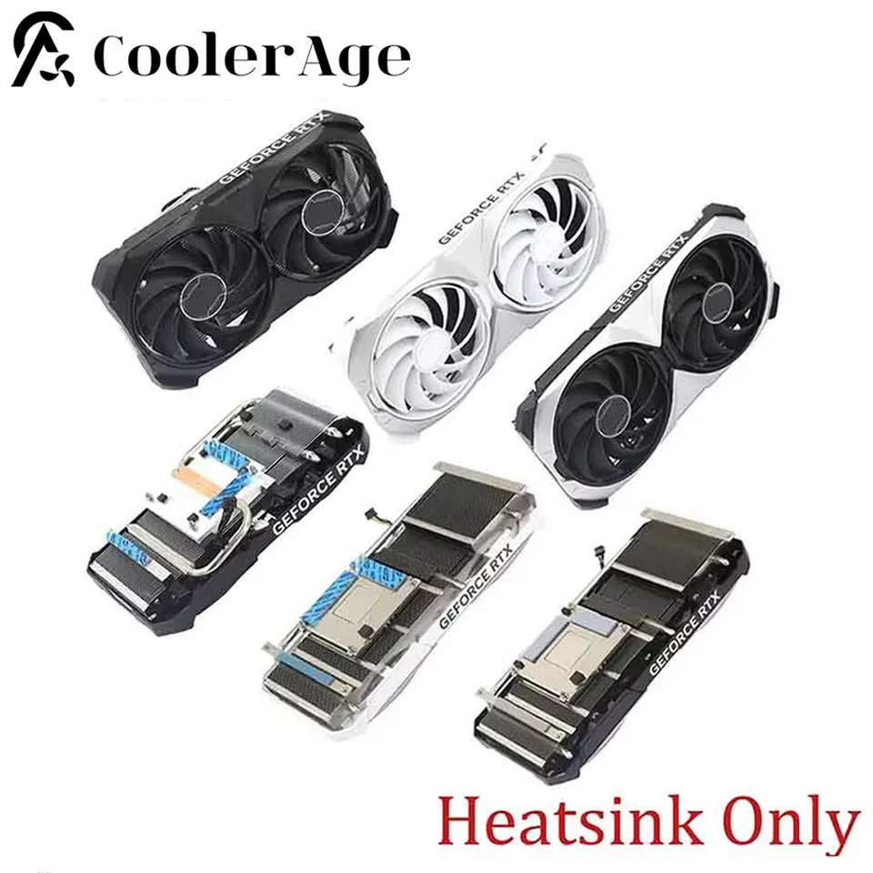 Pre MSI GeForce RTX 4060 4060TI 4070 4070S 4070TI 4070TIS Ventus 2x čiernobiela grafická karta chladenie chladiča Nový originál