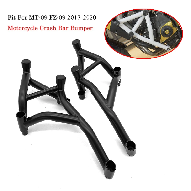 Pre MT-09 FZ-09 Crash Bar Motorcycle Stunt Cage Strážca bumpery pre Yamaha MT09 FZ09 MT 09 FZ 09 2017-2020 2018 2019 2020