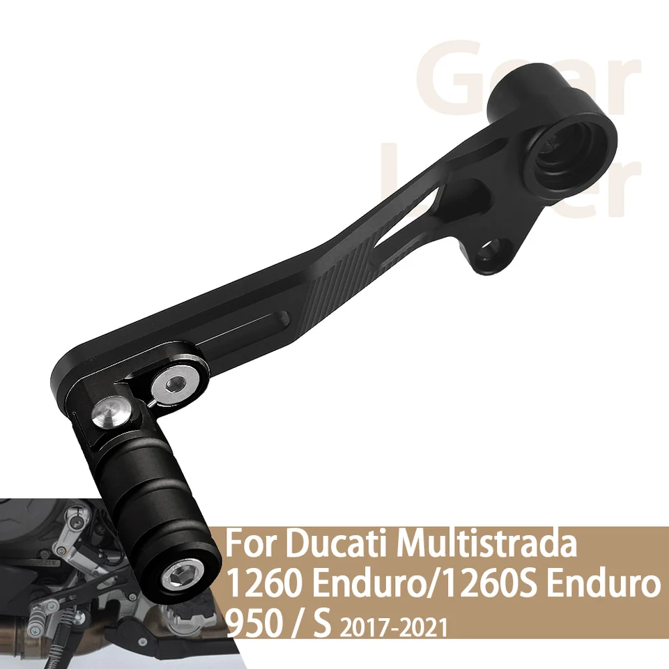 Pre Multistrada 950 950S 1260 1260s 2017-2021 Motorcycle prevodová páka nastaviteľná spojka páčnej páky Ruka rýchleho radenia striebro
