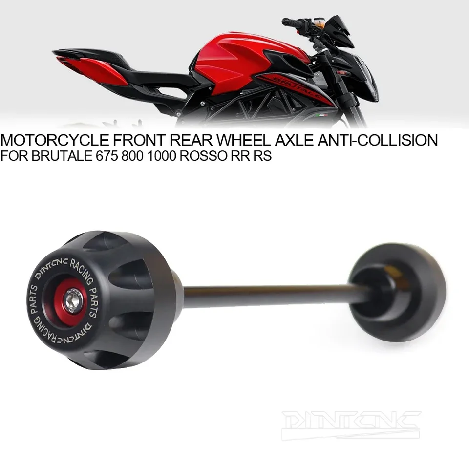 Pre MV Agusta Brutale 675 798 Motocykel predné zadné kolesá Brutale800 Rosso RR 2023 Anti-Collision Slider Pads
