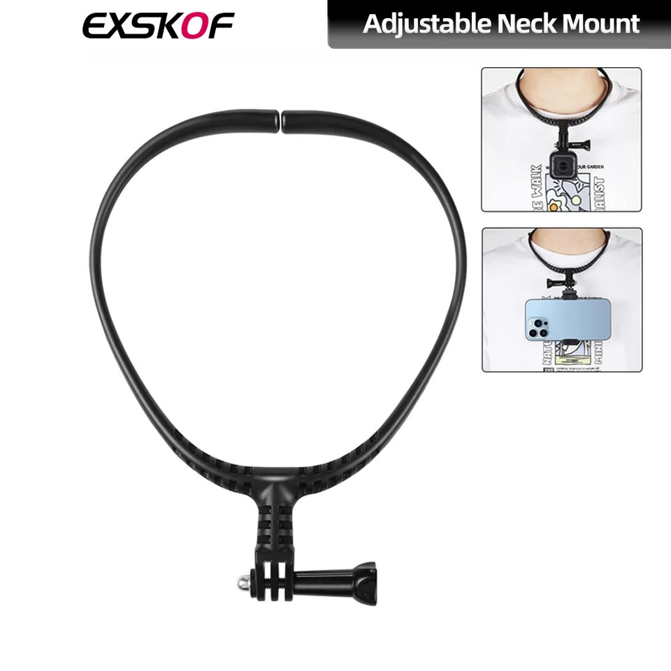 Pre nastaviteľné pripojenie na gopro krk nastaviteľné montáž telefónu Cyklistika pre GoPro Hero 13 12 11 10 9 Insta360 x4 x3 DJI Action 4 3 Akaso