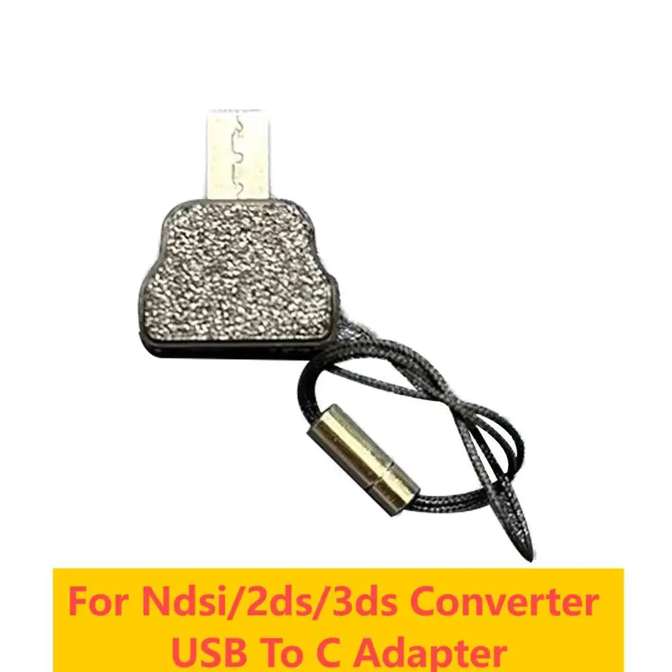Pre NDSI/2DS/3DS Converter USB na C Adaptér nabíjacie mobilné telefónne nabíjanie prenosu prenosu hier Console nabíjačku
