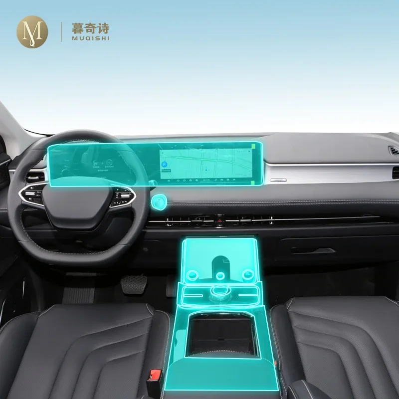 Pre neta U Pro EP40 2021-2023 CAR Interiér Center Transparent TPU Protective Film Anti-Scratch Opravy Filmové príslušenstvo
