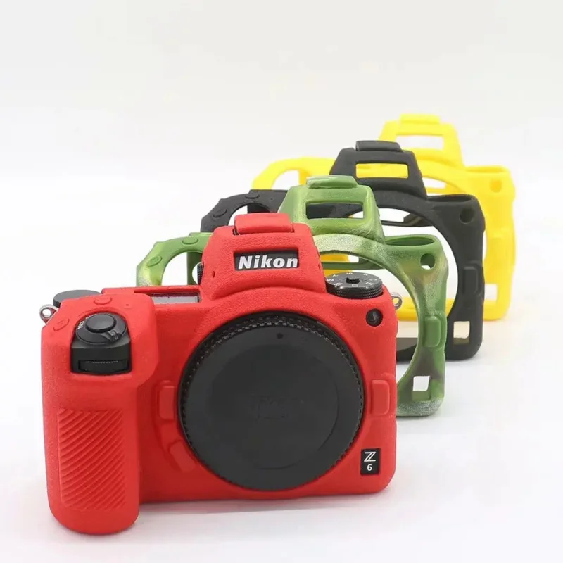 Pre Nikon Z50 Z5 Z6 Z7 Z6II Z7II D600 D610 D750 Ochranný gumový kryt mäkký silikónový gumový brnenie Camera Coare Body Puzdro