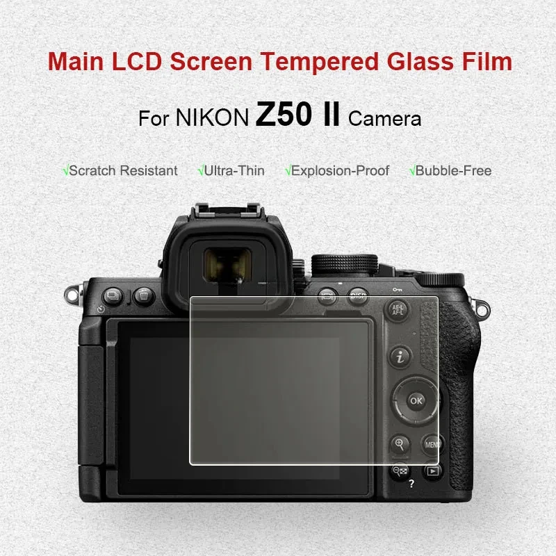 Pre Nikon Z50II Z50 II Mark2 marii odolný voči škrabancom a odolným proti poškriabaniu, chránič obrazovky fotoaparátu, 9H temperovaný sklenený film