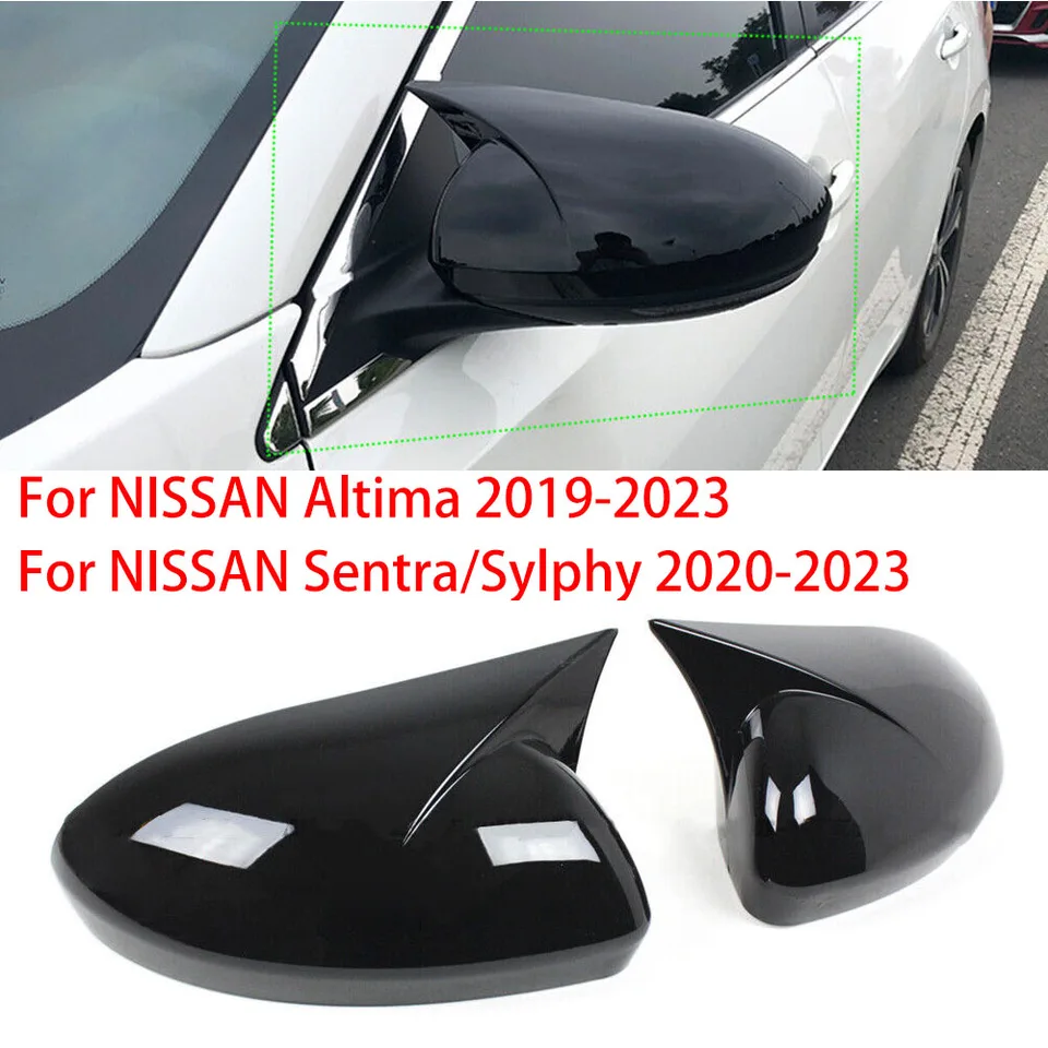 Pre Nissan Altima 2019-2023 Sentra/Sylphy 2020-2023 Zrkadlový kryt bočné zrkadlo Kryt krytu krytu kryt