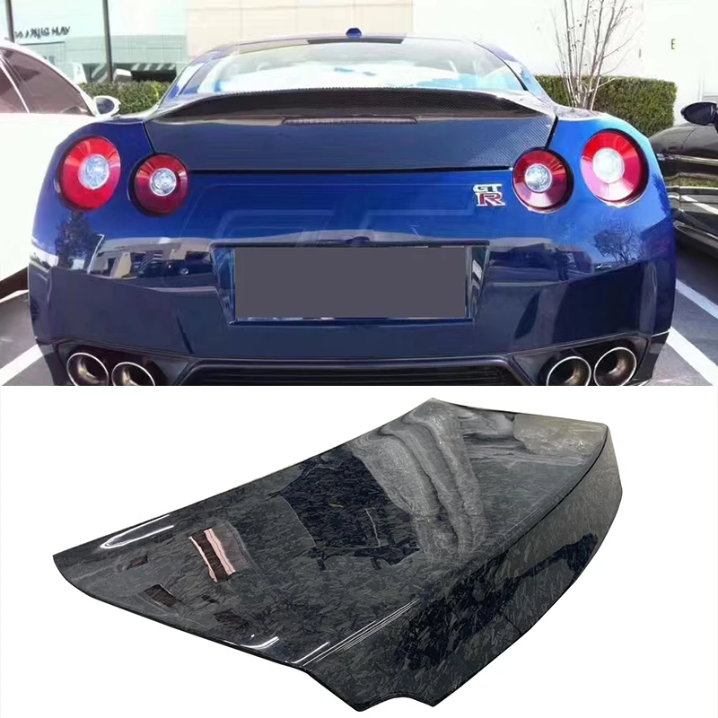 Pre Nissan GTR R35 2008-2016 uhlíkové vlákno veko auto zadné zadné dvere kufra kufra kmeňa veka karty Kit