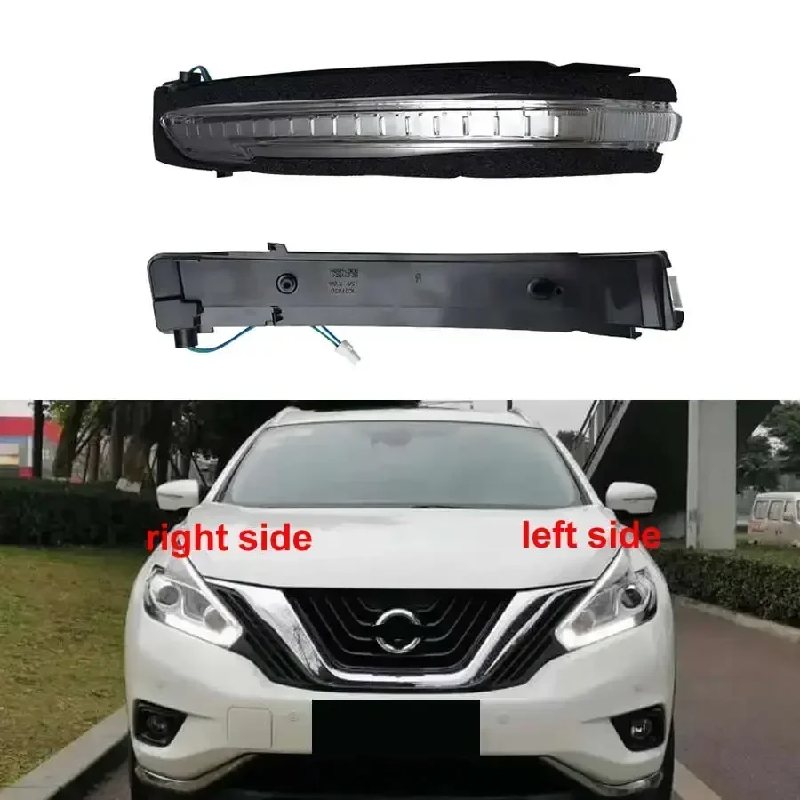 Pre Nissan Murano 2015 2016 2017 2018 2018 2019 Príslušenstvo automobilu Bočné zrkadlo Turve Signal Signal Light Outer Wing Mirrors Lamp
