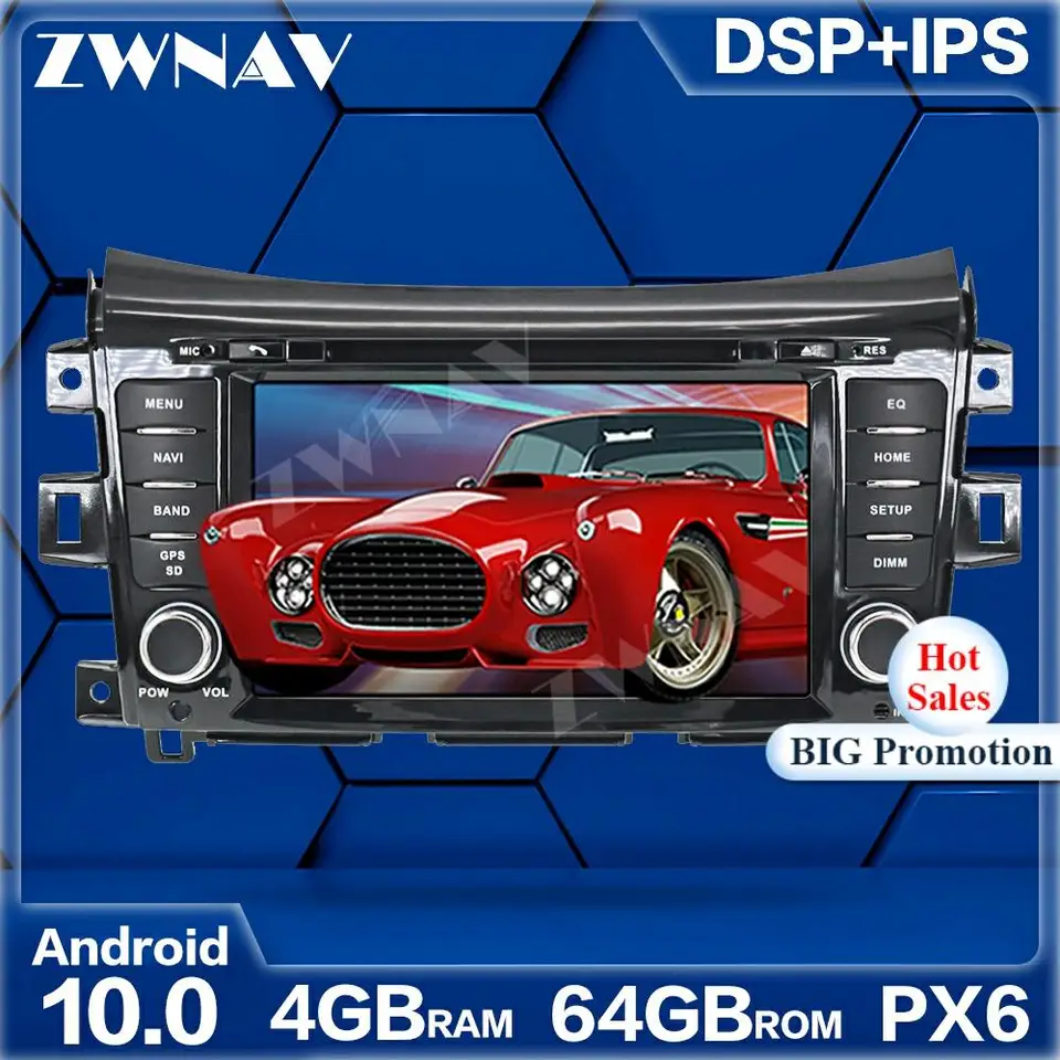 Pre Nissan NP300 NAVARA 2014+ Car Android 2 DIN CarPlay Automotive Screen Multimedia Auto GPS Audio Stereo Head Unit DSP DSP